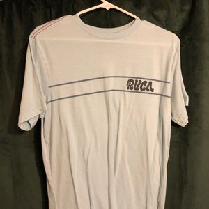 Light blue rvca t shirt